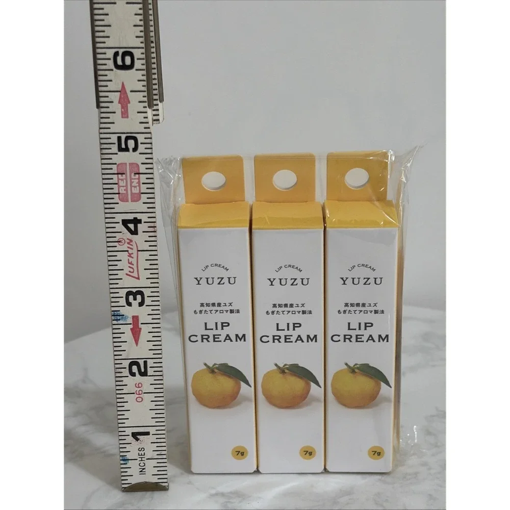 Daily Aroma Kochi YUZU Lip Balm 7g Moisturizing‎ Lip Balm Japan Pack Of 3